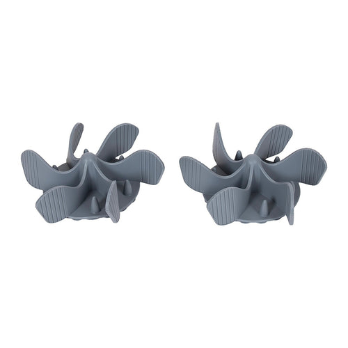 Dog Bowl Slow Feeder Insert - 2-Pack with Suction Base