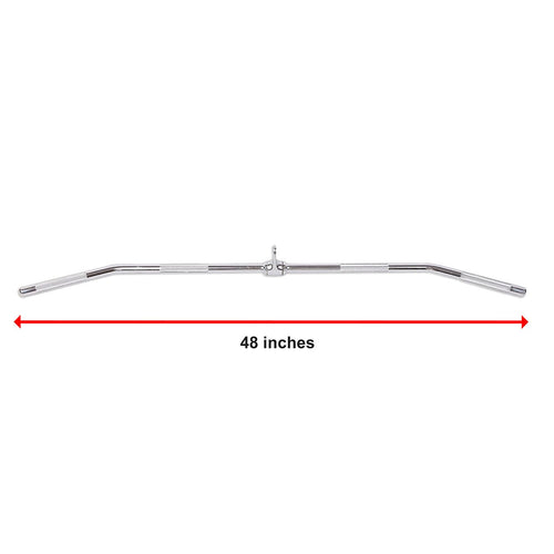 48" Lat Pulldown Bar Cable Attachment – Gym Handle for Back & Strength Workouts