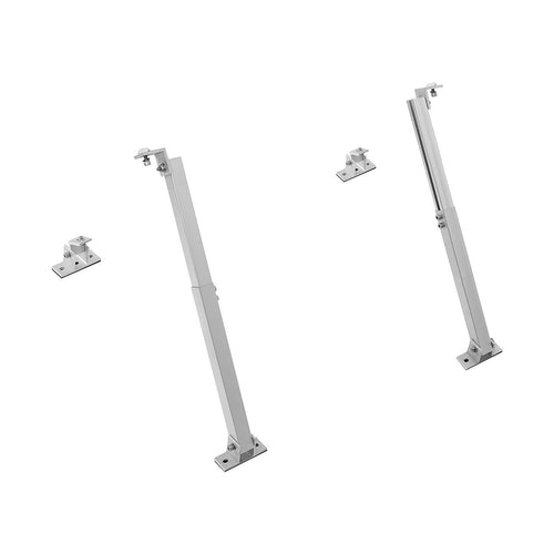 2 Set Adjustable Solar Panel Tilt Mount Brackets – Heavy Duty Frame