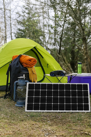 500W 12V Monocrystalline Solar Panel Kit – Battery Charger for Caravan, RV & Camping