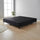 King Slatted Ensemble Bed Base - Black Linen Breathable Cover