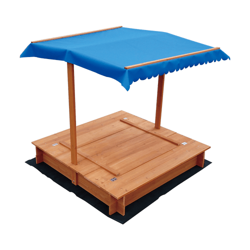 Kids Wooden Toy Sandpit with Canopy