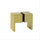Brass Shower Door Square double pull Handle in Gold
