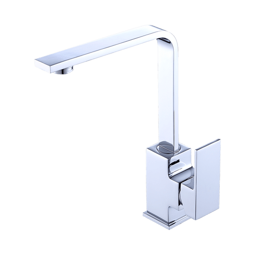 Kitchen Mixer Tap L-Neck Faucet Laundry Bathroom Sink in Chrome