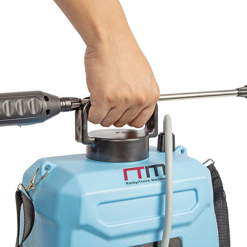 8L Battery Powered Garden Sprayer Electric Pressure Spray Tank with Extendable Wand for Watering, Fertiliser & Garden Care