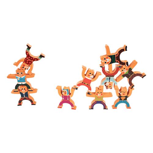 Balancing Stacking Blocks Educational Balance Wooden Acrobatic Toys Game