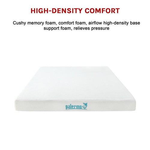 Palermo Queen Mattress Memory Foam Green Tea Infused CertiPUR Approved