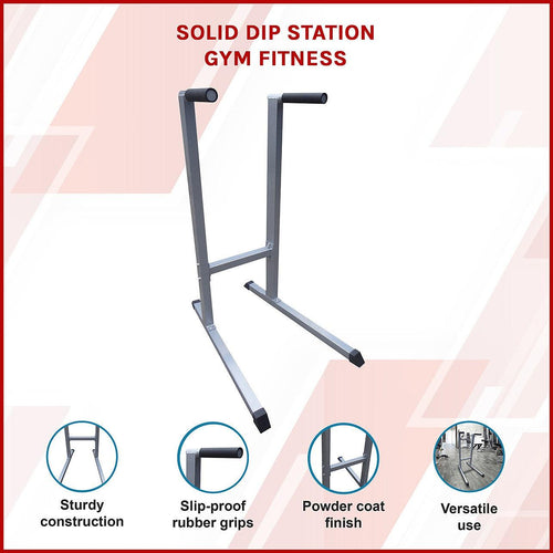 Solid Dip Station Gym Fitness