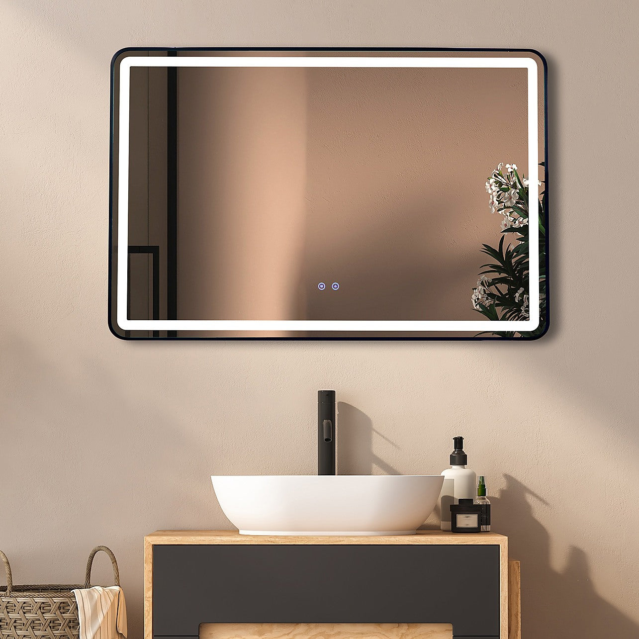 Anti fog led mirror store