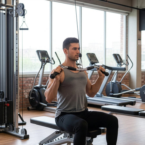 Randy & Travis Rubber-Coated Revolving Curl Row Bar Attachment