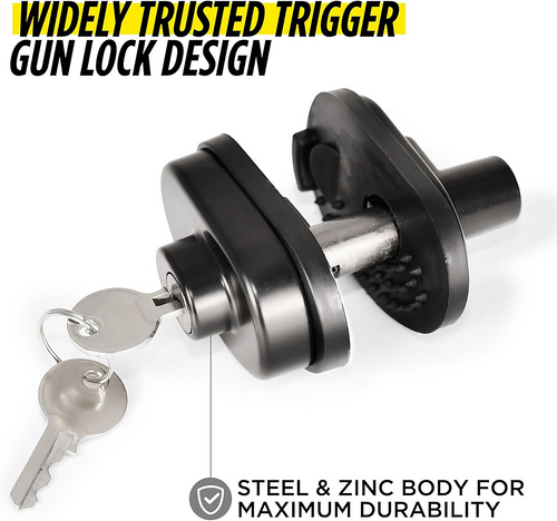 6pcs Keyed Alike Trigger Locks – Gun Safety Lock Set for Pistol, Rifle & Shotgun