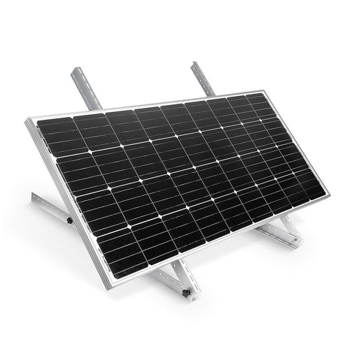 114cm Solar Panel RV Tilt Mount Brackets Roof Flat Surface