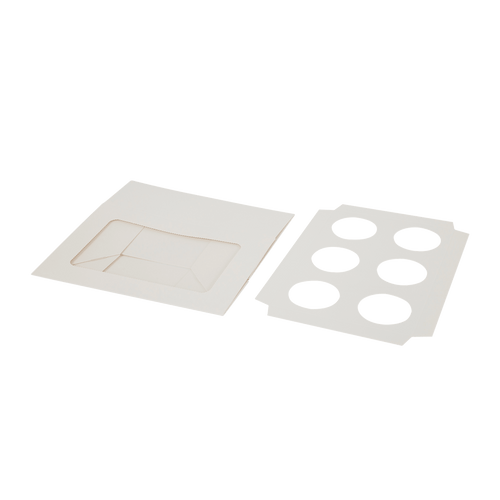 Cupcake Box 6 Holes Window Cake Party Favour 100 Boxes