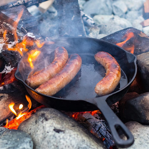 Chef Cast Iron Frying Pan Set – 3-Piece Skillet, Grill & Oven-Safe Cookware for Versatile Home Cooking