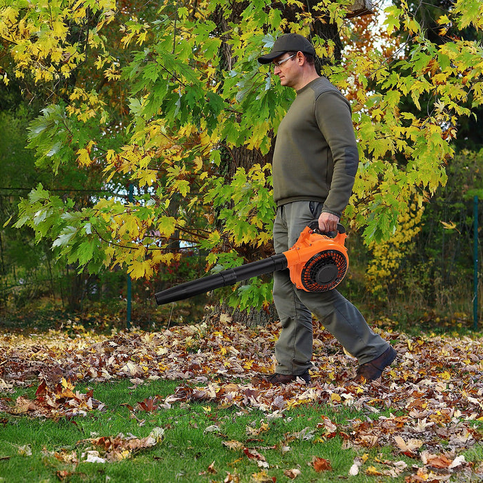 Petrol Leaf Blower 25.4cc 2-Stroke Petrol Hand Garden Yard Outdoor