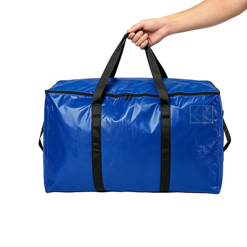 88L Heavy Duty Moving Storage Bags 6 Pack Reinforced Carry Bags with Handles, Straps & Zip for Clothes, Bedding & Moving