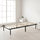 Single Metal Bed Base with Slats – Heavy-Duty Steel Frame