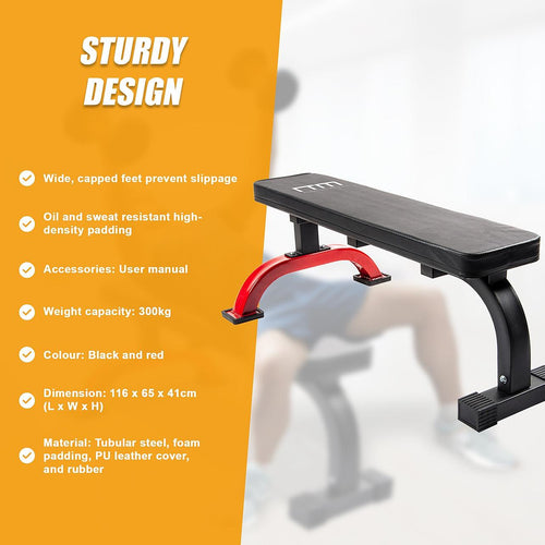 Flat Bench Home Gym Strength Training