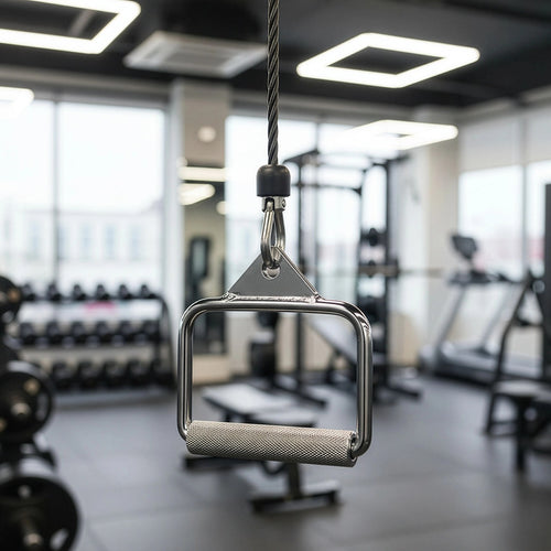 Single Stirrup Handle Cable Attachment – Gym Pulley Grip for Strength Training