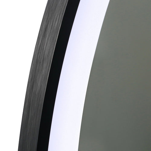 Oval Mirror LED Anti-Fog Illuminated Bathroom Living Room