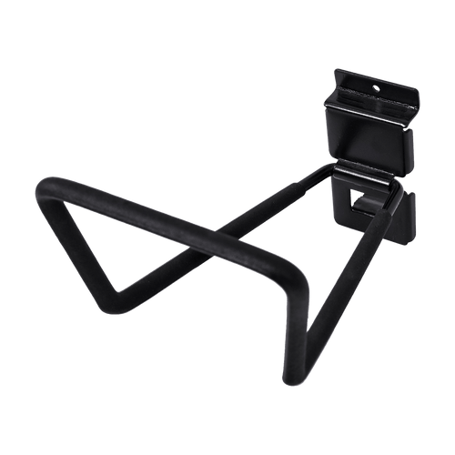 Slatwall Storage Pack for Retail Display Garage Storage - Black Deep Loop Hook