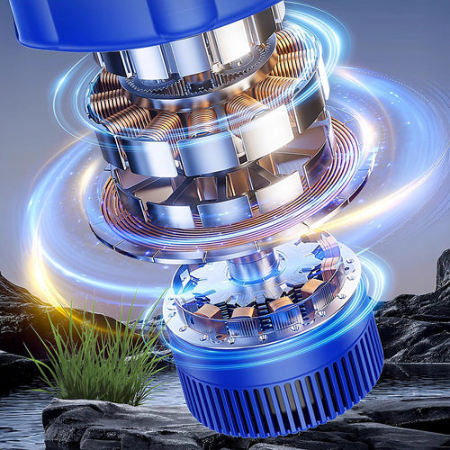 Large Floating Pond Fountain Pump for Outdoor Water Features & Efficient Aeration