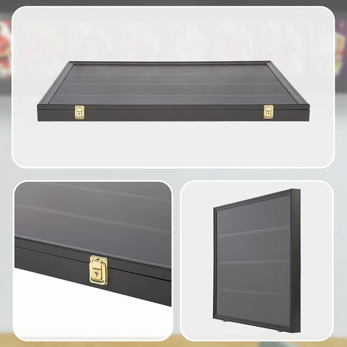 Sports Card Display Case – Holds 40 Graded Cards, Polycarbonate Glass