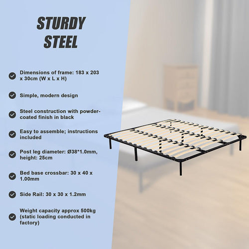 King Metal Bed Frame