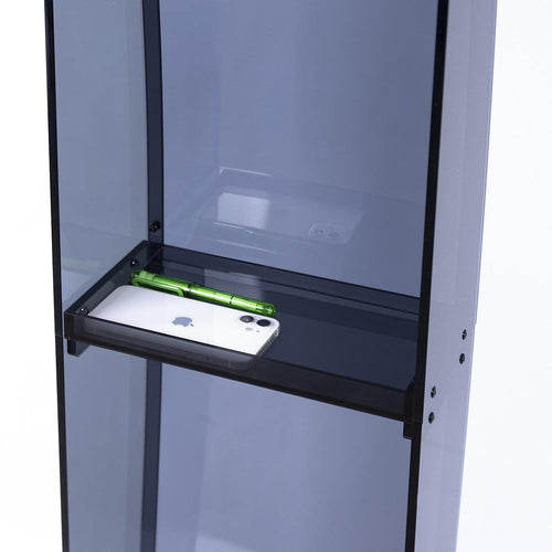 120cm Acrylic Podium Stand Black