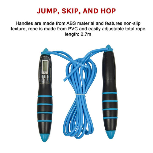 Digital LCD Skipping Jumping Rope - Blue