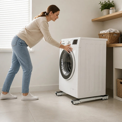 Appliance Rollers Dolly 300kg Load Adjustable Fridge Washing Machine Base