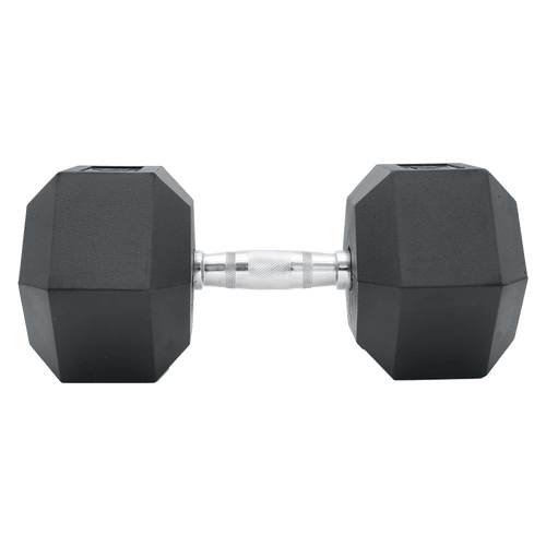 25kg Commercial Rubber Hex Dumbbell Gym Weight