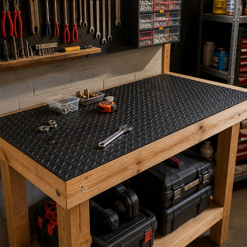 Workbench Protector Mat – 2m Heavy Duty Rubber Bench Roll