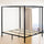 4 Four Poster King Bed Frame - Black