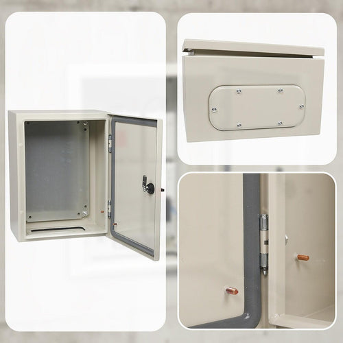 Carbon Steel Electrical Enclosure Box IP65 Wall Mount 400 x 300 x 200 mm