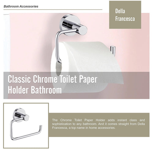 Classic Chrome Toilet Paper Holder Bathroom   
