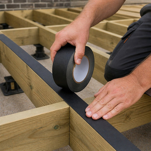 Joist Tape 10 Pack 50mm x 20m Self Adhesive Decking Flashing Tape