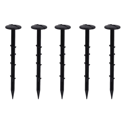 500 Pack Grass Pegs 160mm Lawn Turf Weed Mat Stakes