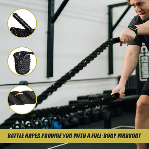 Battle Rope 9M Exercise Workout Strength Training