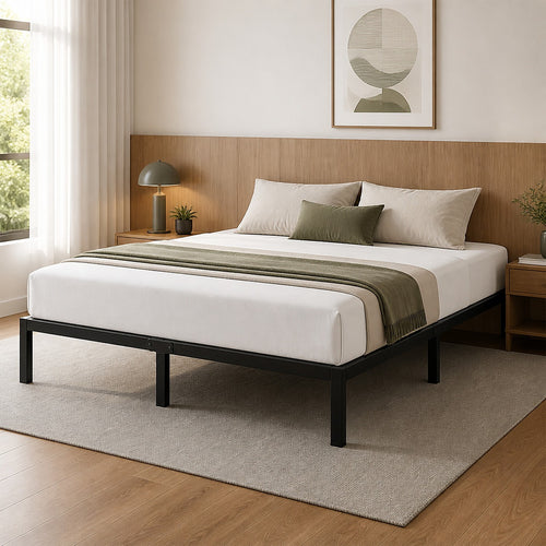 Double Heavy-Duty Steel Bed Frame Base for Australian Mattresses