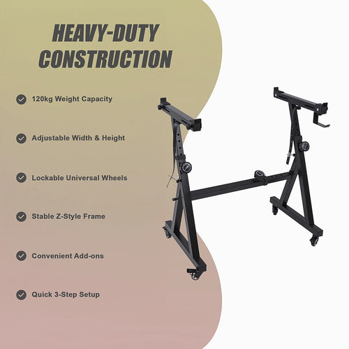 Z-Style Keyboard Stand – Heavy Duty Adjustable Piano Stand for Digital & Portable Keyboards
