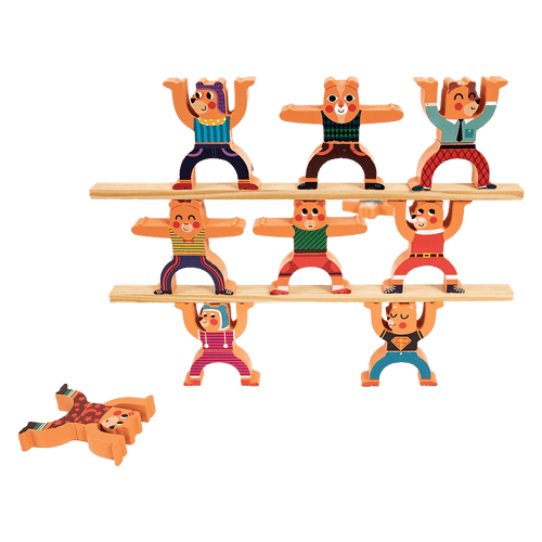 Balancing Stacking Blocks Educational Balance Wooden Acrobatic Toys Game