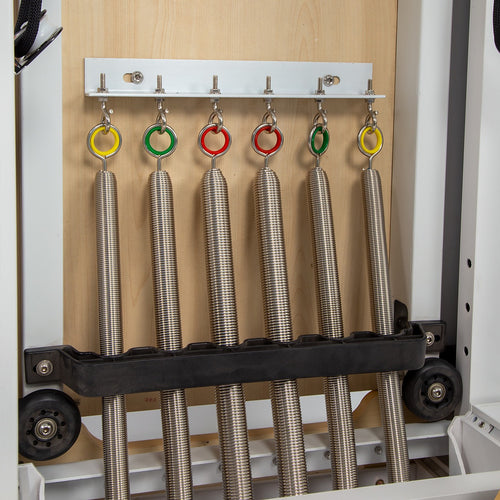 Folding Pilates Reformer Machine – Compact Home Workout Bed for Full-Body Strength & Fitness Training