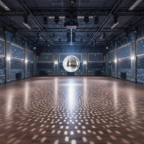 Silver Mirror Disco Ball – Hanging DJ Party Decor