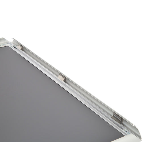 A2 2pc Premium Aluminium Snap Poster Frame Wall Mount Sign Holder Silver