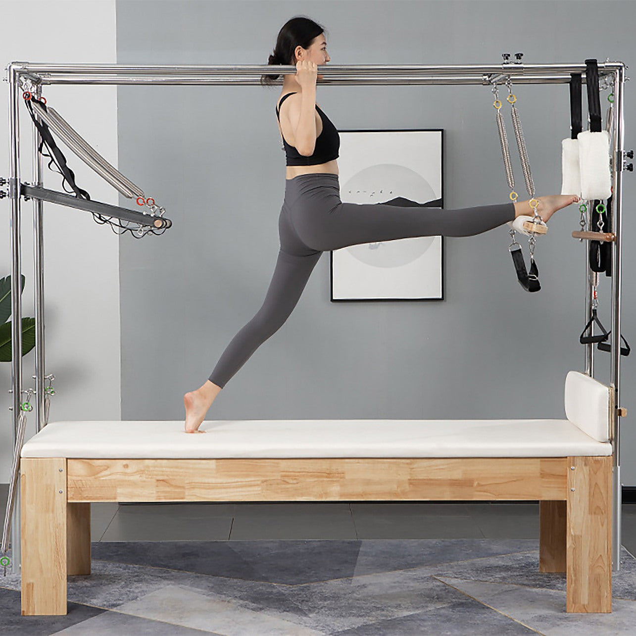 Pilates Trapeze Table Home Gym Train Equipment Machine - Sports & Fitness >  Pilates Toning & Yoga