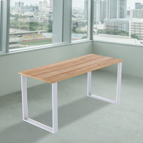 Table Bench Desk Legs Retro Industrial Design - White Square