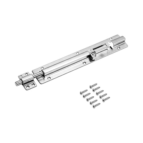 20cm Stainless Steel Sliding Door Lock Latch 10 Pack Heavy Duty