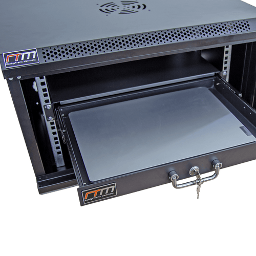 19" 6U Wall Mount Network DVR NVR Data Cabinet Enclosure