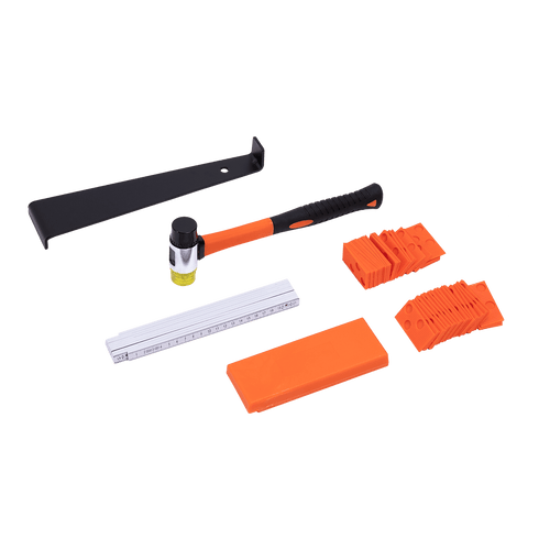48Pc Laminate Wood Flooring Installation Kit Tapping Block Rubber Mallet